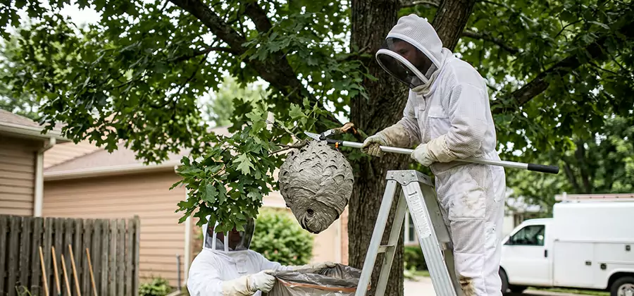 Wasp Nest in Tree Removal Duluth